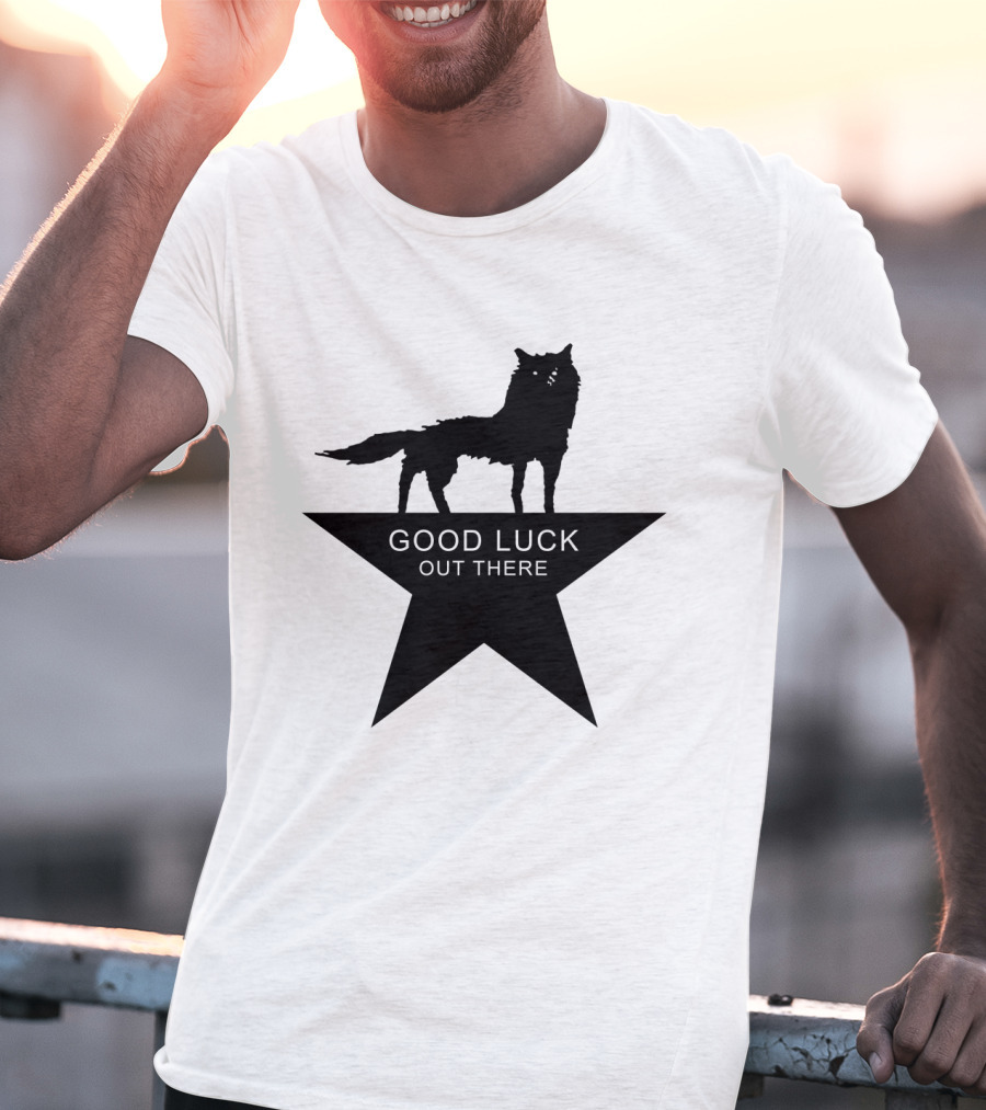 Fantastic Mr. Fox Good Luck Out There Silhouette Star T-Shirt