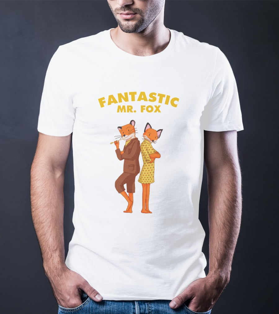 FANTASTIC MR. FOX Cartoon Characters T-Shirt