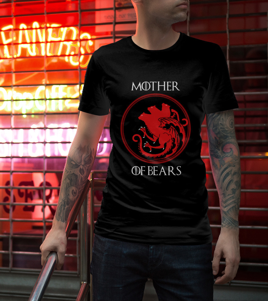 Mother Of Bears Three-Headed Serpent Emblem T-Shirt