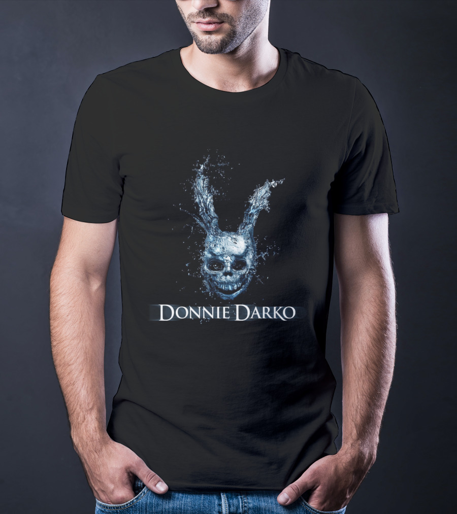 Donnie Darko Water-Style Skull Rabbit Montage T-Shirt