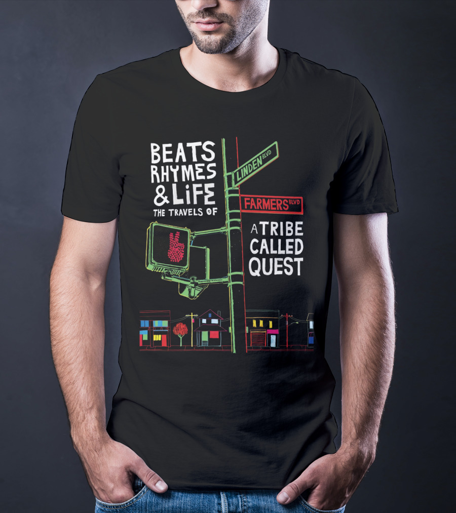 Beats Rhymes And Life The Travels Of A Tribe Called Quest Linden Blvd Farmers Blvd T-Shirt