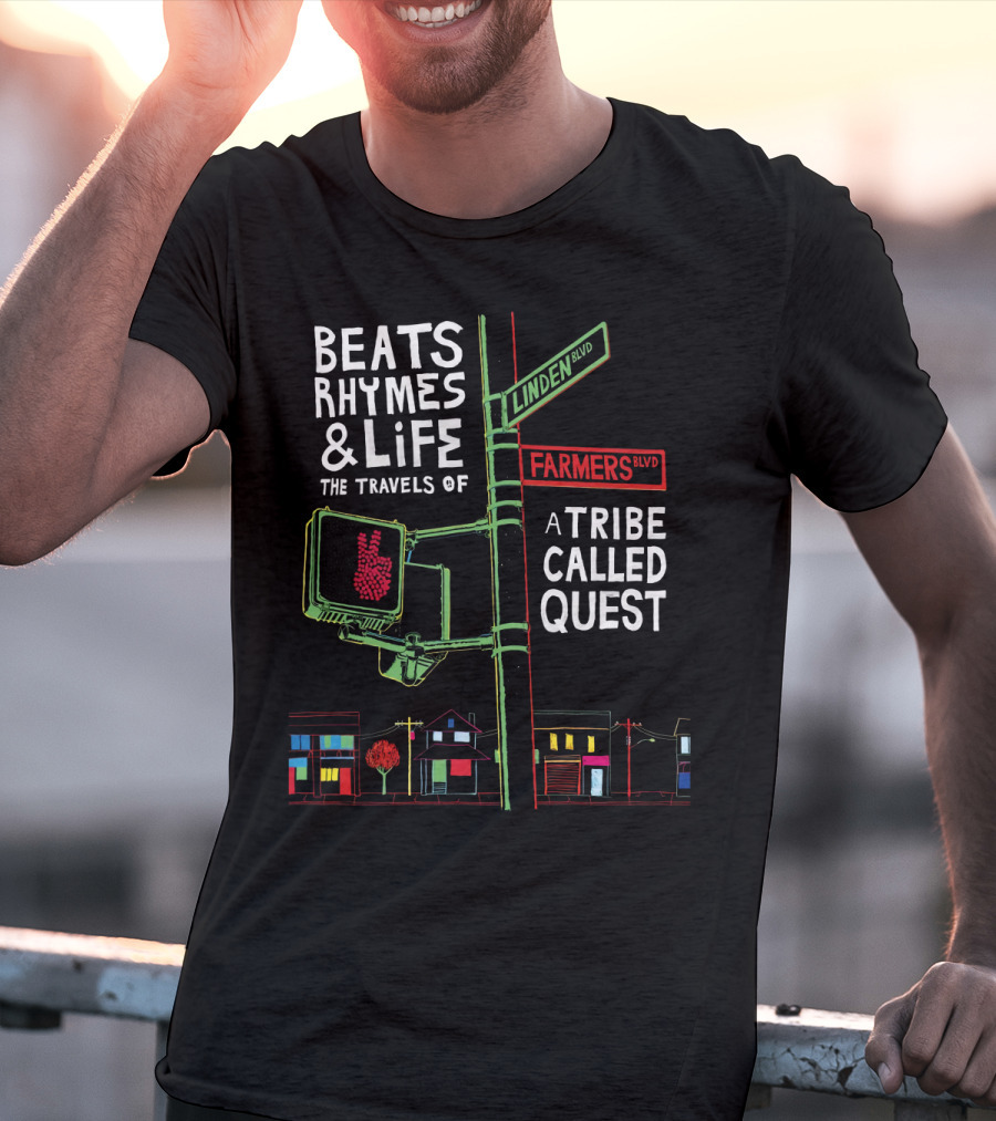 Beats Rhymes And Life The Travels Of A Tribe Called Quest Linden Blvd Farmers Blvd T-Shirt