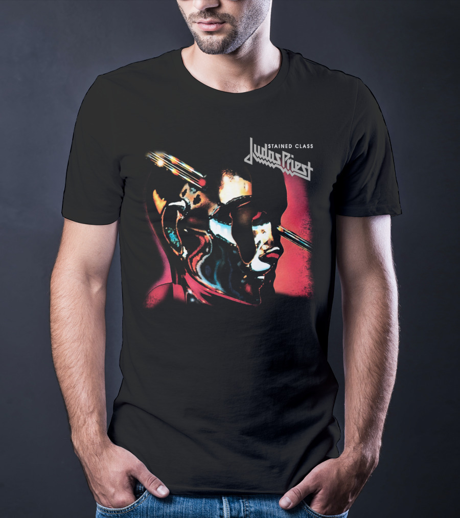 Judas Priest Stained Class Album Cover T-Shirt