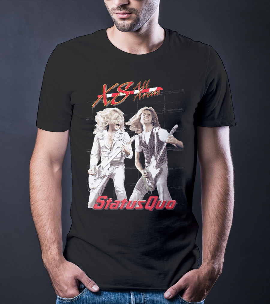 XS All Areas The Greatest Hits Status Quo T-Shirt