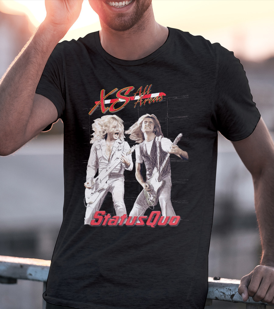 XS All Areas The Greatest Hits Status Quo T-Shirt