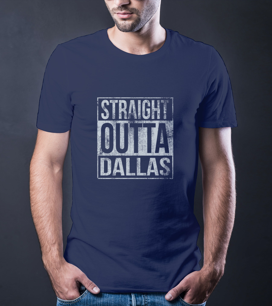 Straight Outta Dallas Retro Urban T-Shirt