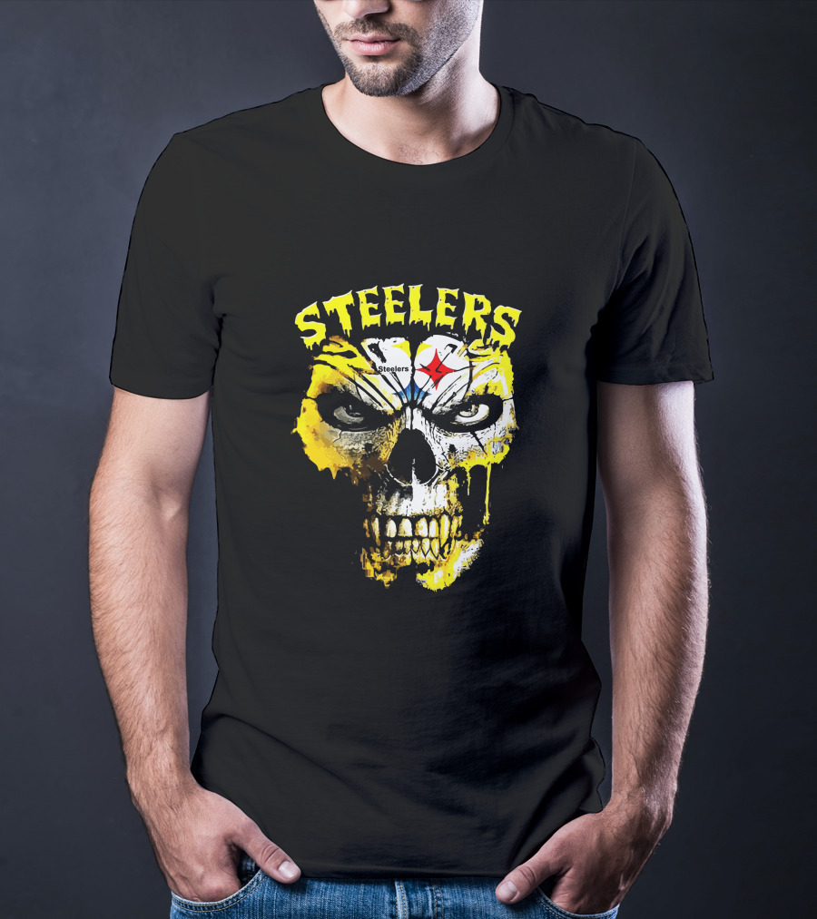 Steelers Skull Fan Icon T-Shirt