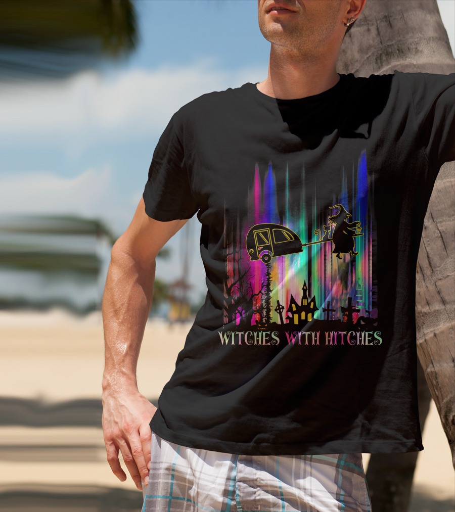 Witches With Hitches Camping Halloween Holiday Spectacle T-Shirt