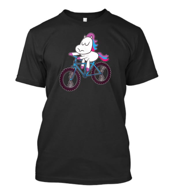 Mountain Bike Unicorn Riding Adventure T-Shirt