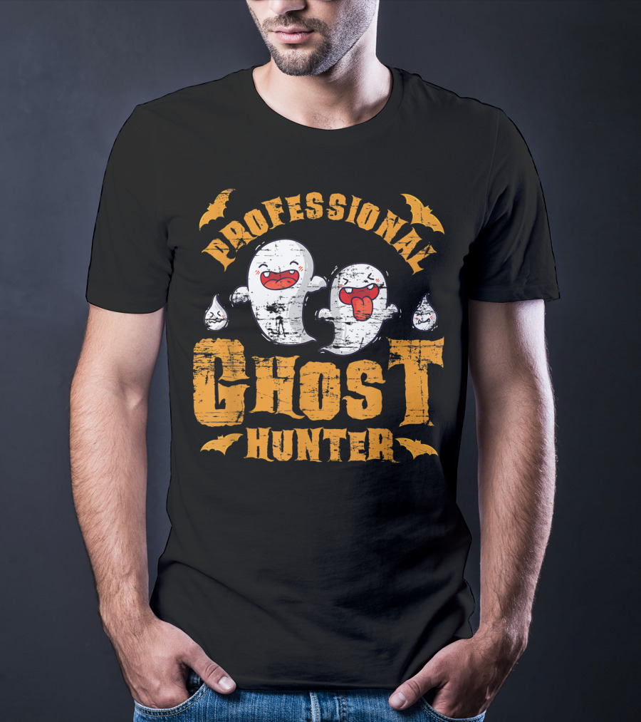 Professional Ghost Hunter Funny Spooky T-Shirt