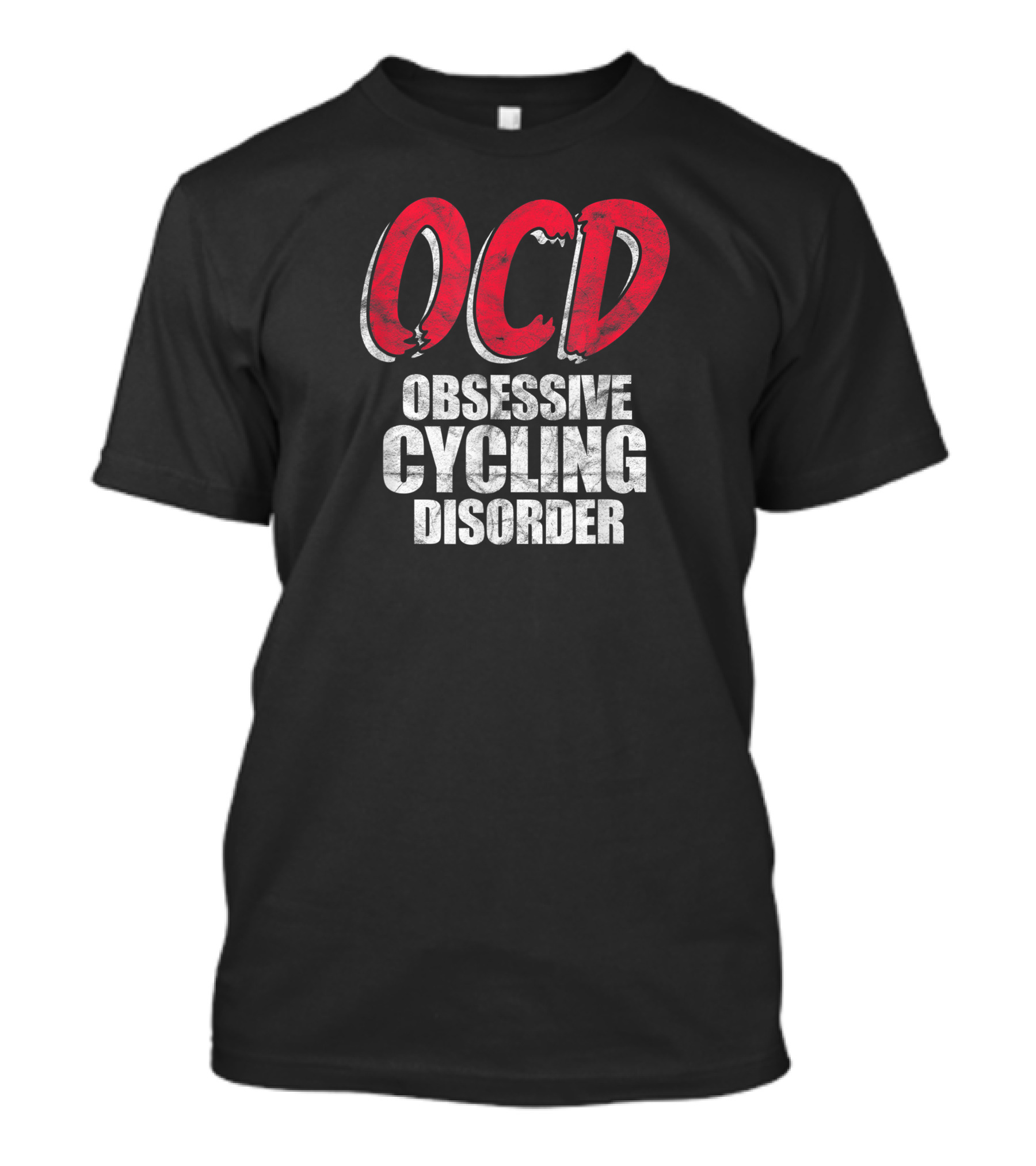 OCD Obsessive Cycling Disorder Funny Bike Cycling Biking Basic T-Shirt