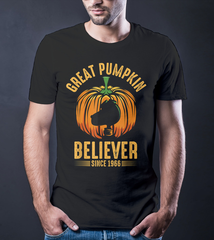 Great Pumpkin Believer Since 1966 Halloween Best T-Shirt