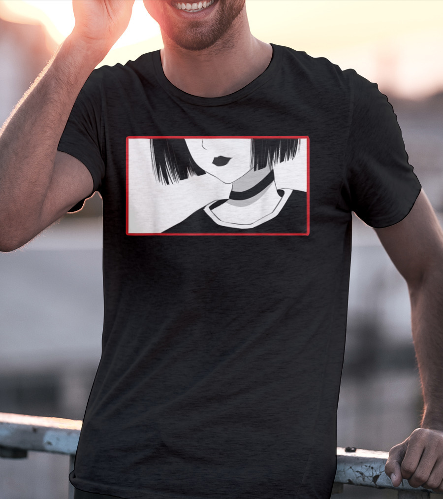 Aesthetic Soft Grunge Goth Anime Girl Gothic T-Shirt
