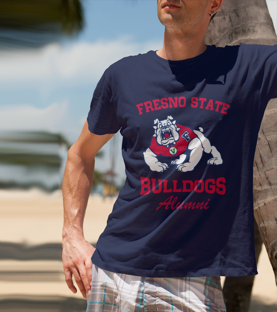 Fresno State Bulldogs Alumni Bulldog Mascot T-Shirt