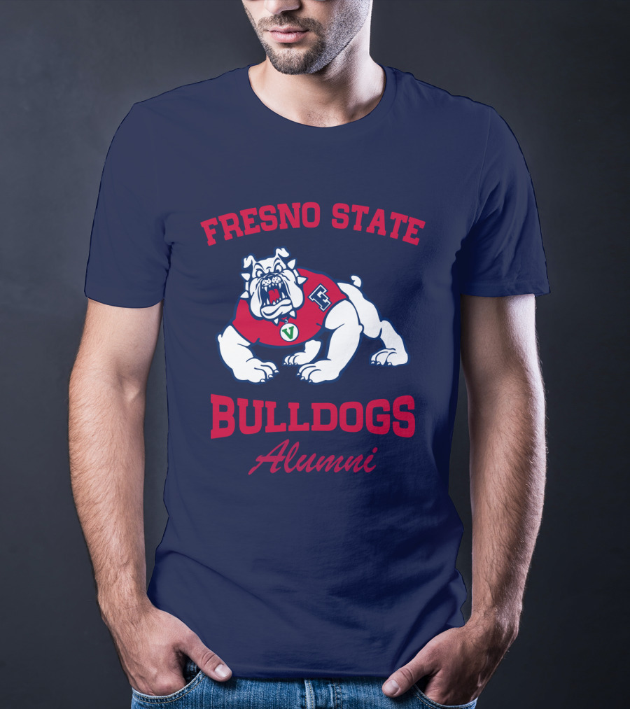 Fresno State Bulldogs Alumni Bulldog Mascot T-Shirt