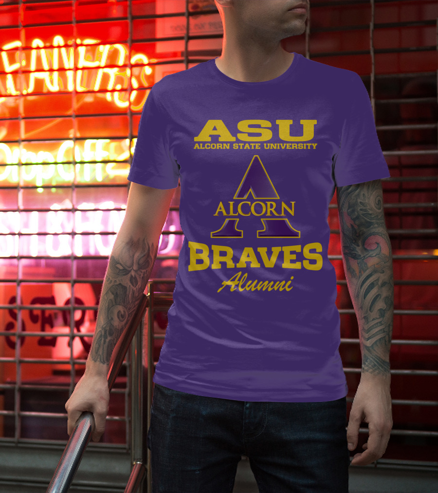 ASU Alcorn State University Braves Alumni T-Shirt