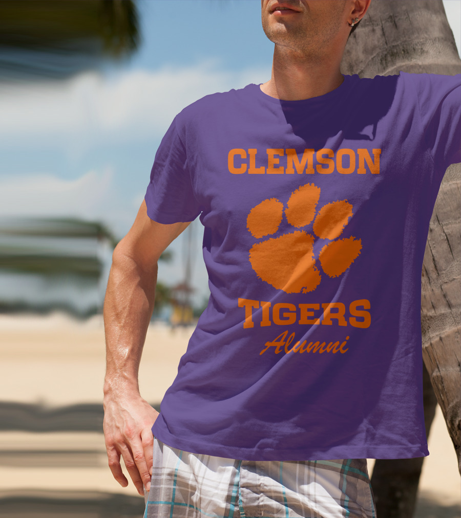 Clemson Tigers Alumni Paw Prints T-Shirt