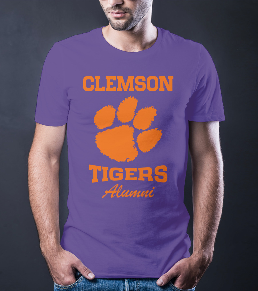 Clemson Tigers Alumni Paw Prints T-Shirt