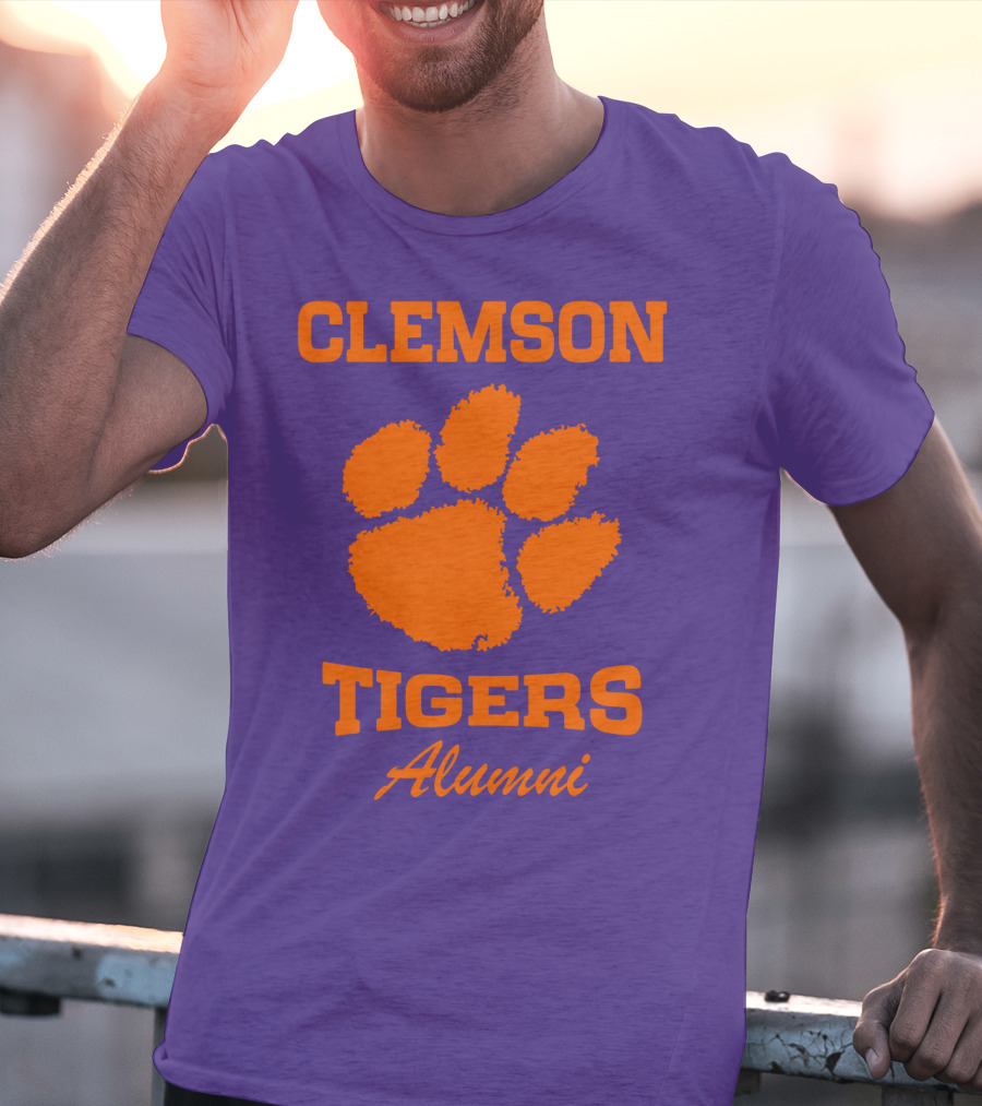 Clemson Tigers Alumni Paw Prints T-Shirt