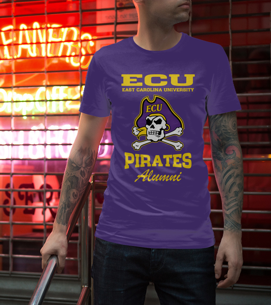 ECU East Carolina University Pirates Alumni T-Shirt