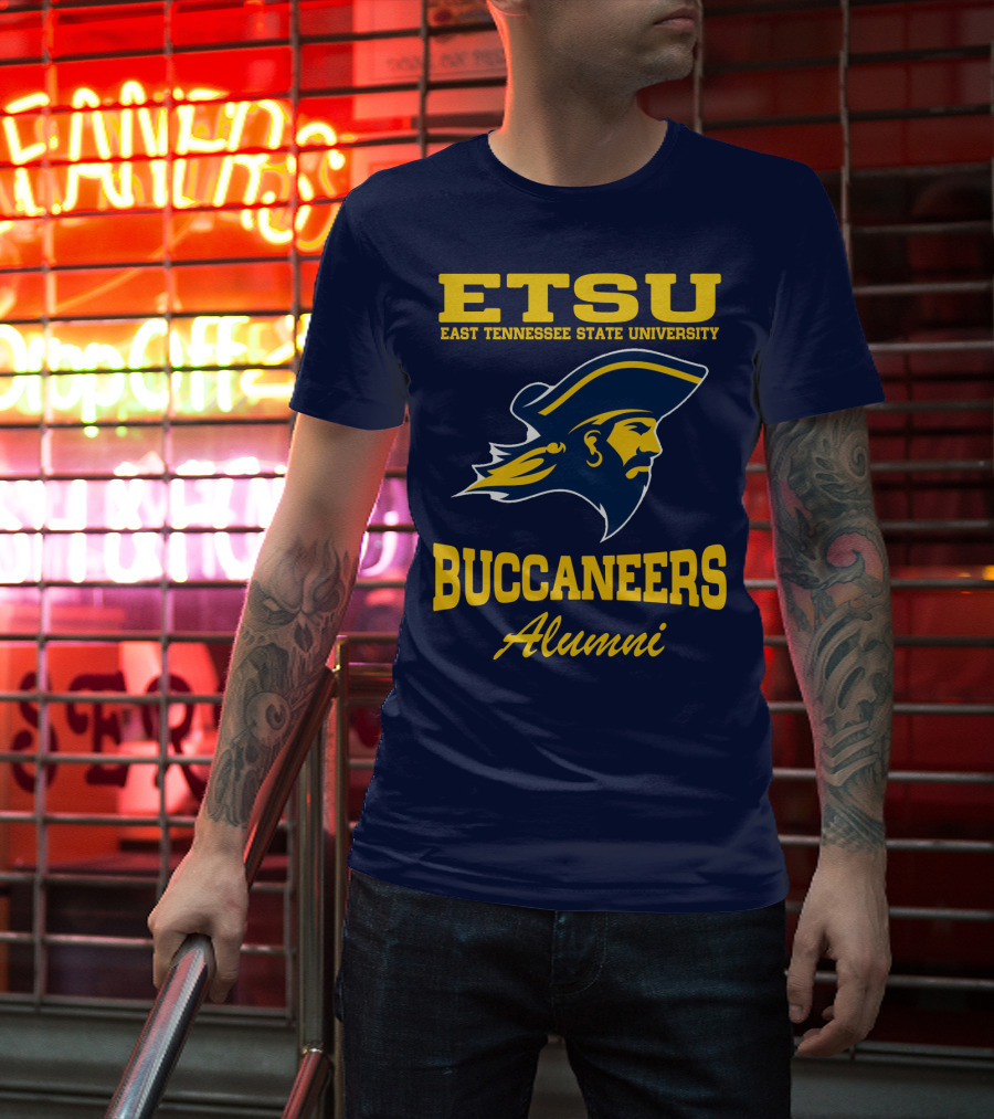 ETSU East Tennessee State University Buccaneers Alumni T-Shirt