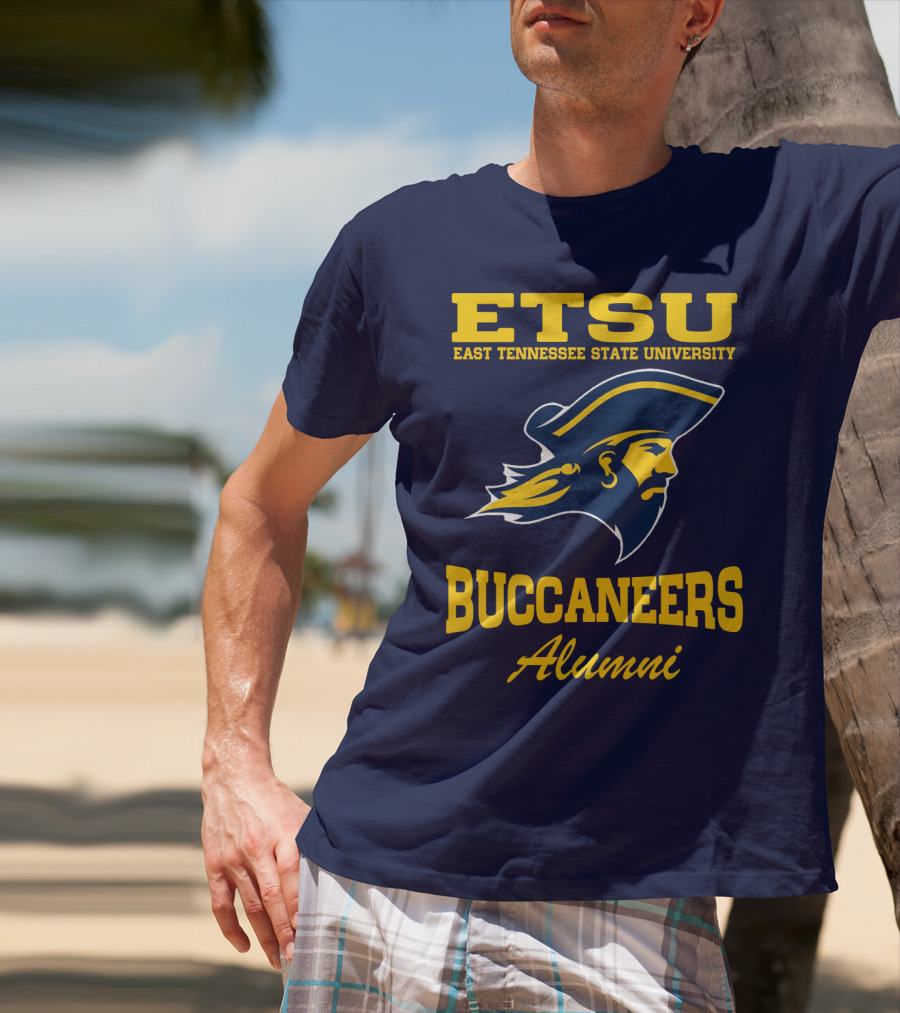 ETSU East Tennessee State University Buccaneers Alumni T-Shirt