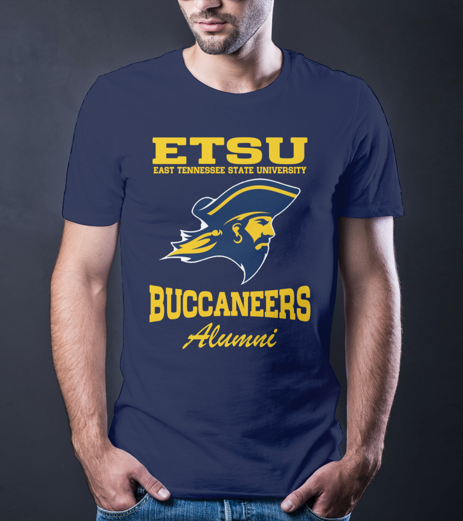 ETSU East Tennessee State University Buccaneers Alumni T-Shirt