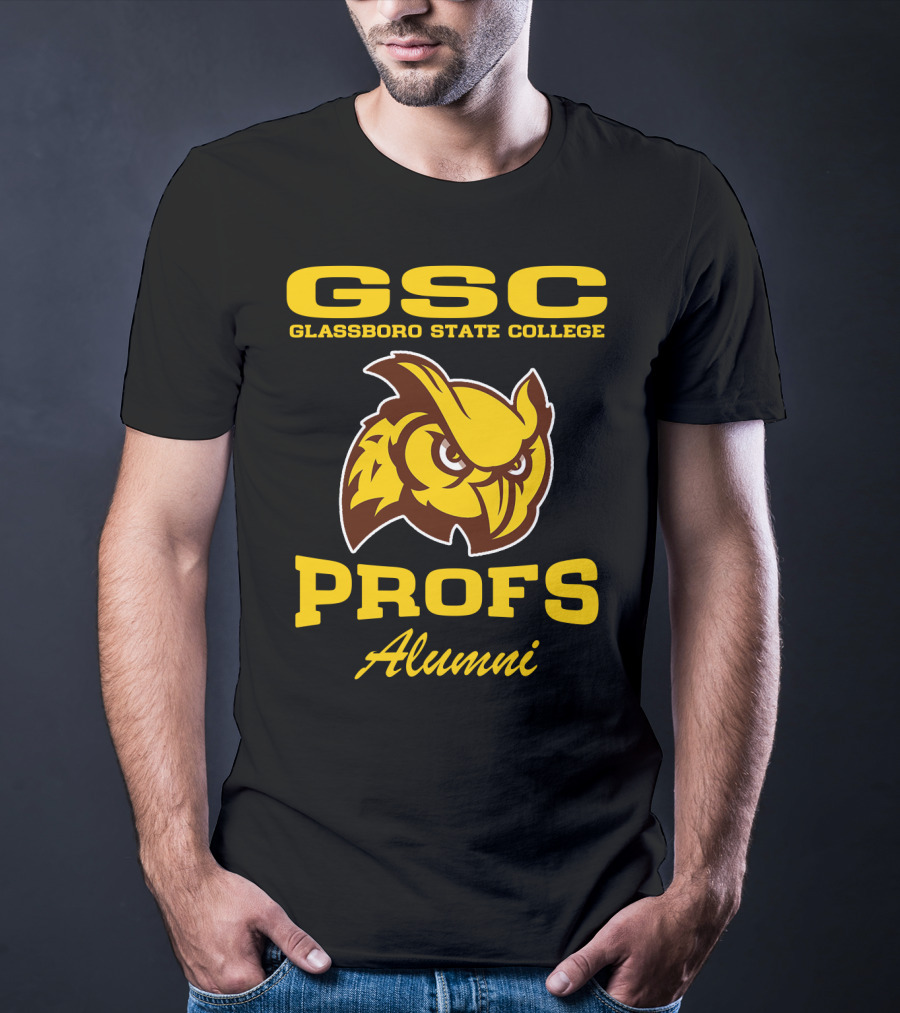 GSC Glassboro State College Profs Alumni Owl T-Shirt