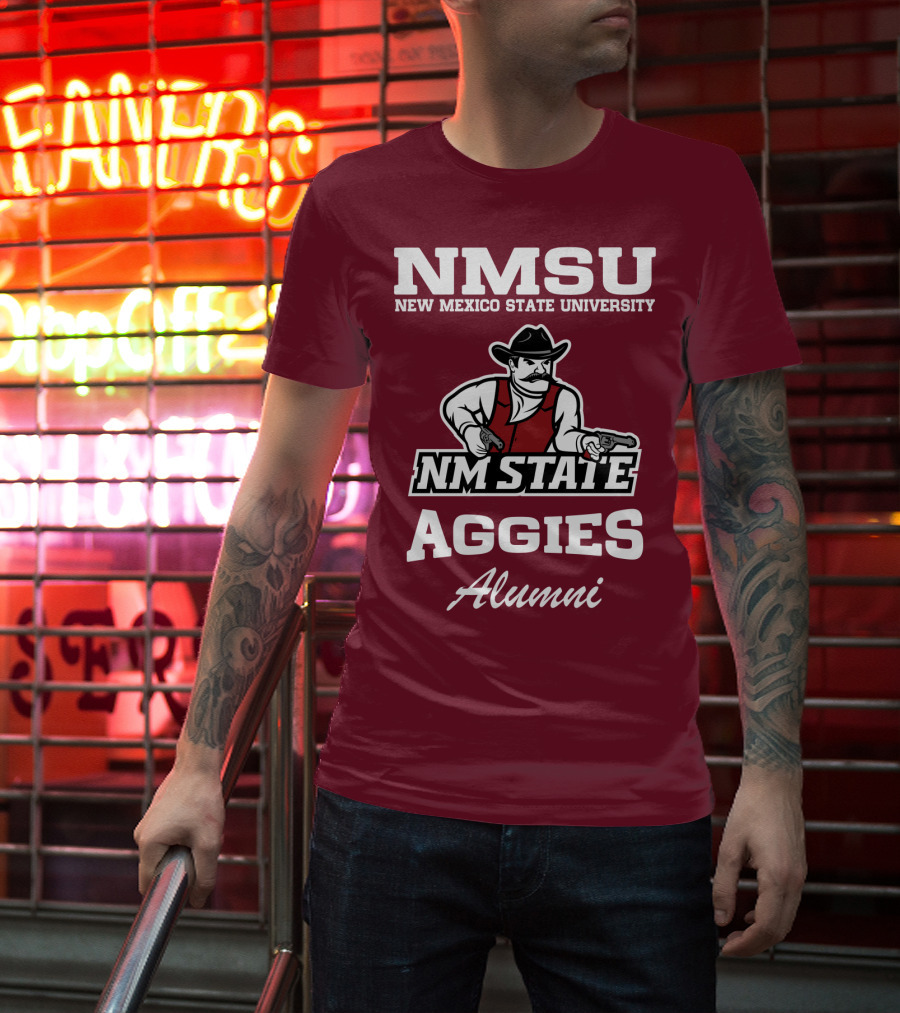 NMSU New Mexico State University NM State Aggies Alumni T-Shirt