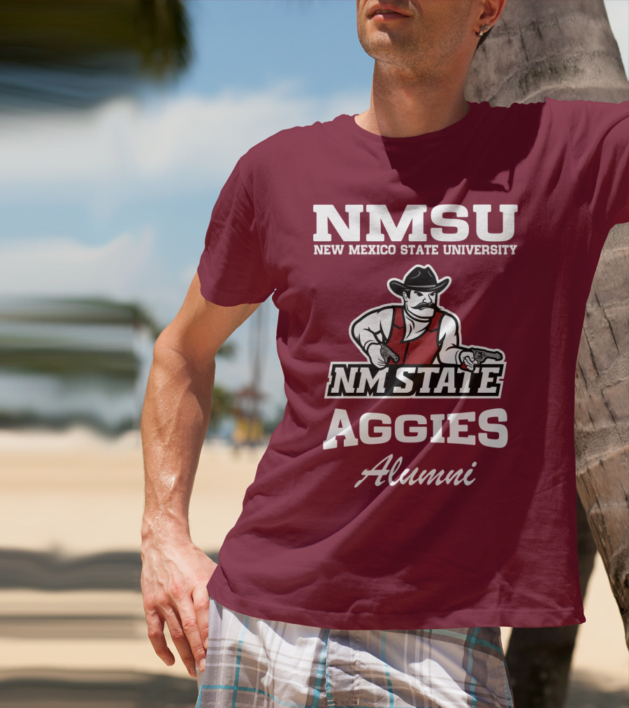 NMSU New Mexico State University NM State Aggies Alumni T-Shirt