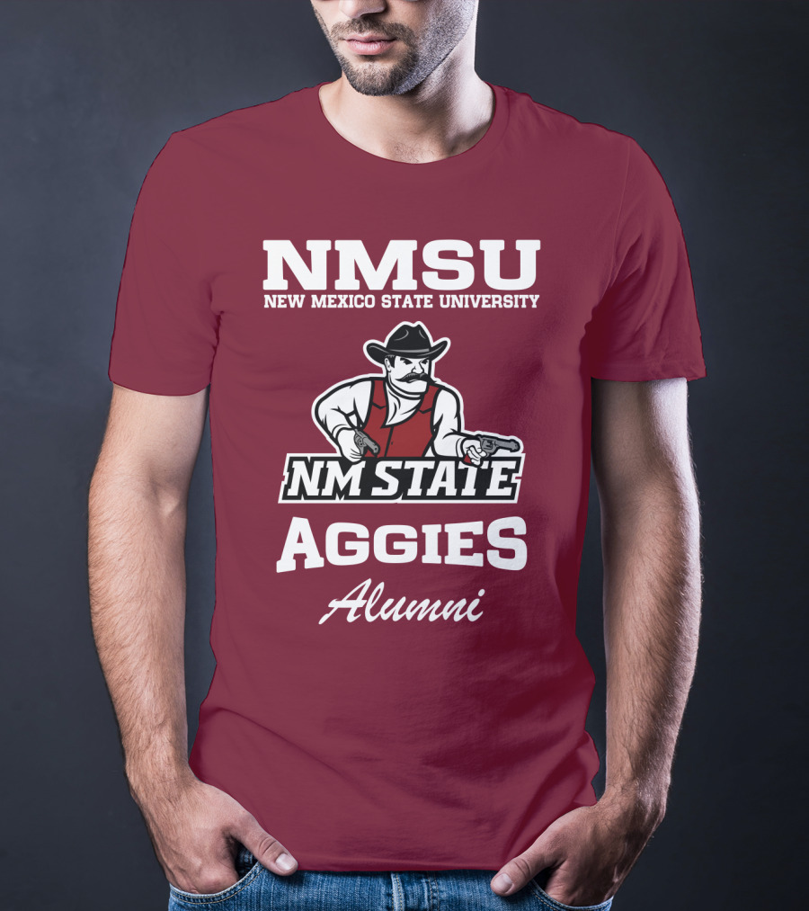 NMSU New Mexico State University NM State Aggies Alumni T-Shirt