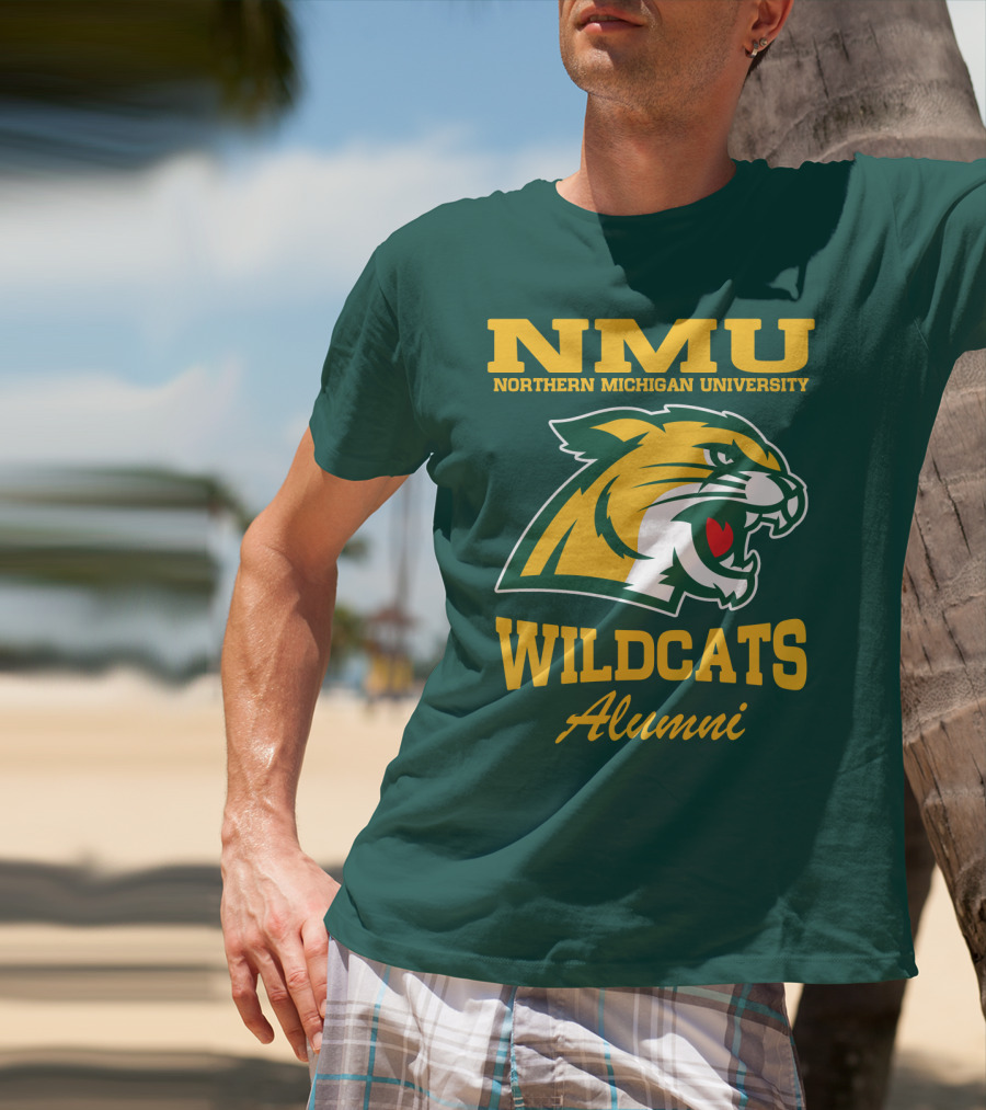 NMU Northern Michigan University Wildcats Alumni T-Shirt