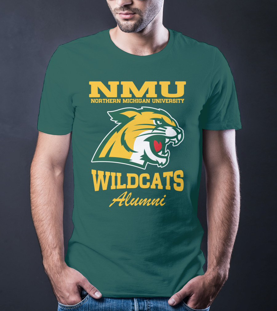 NMU Northern Michigan University Wildcats Alumni T-Shirt
