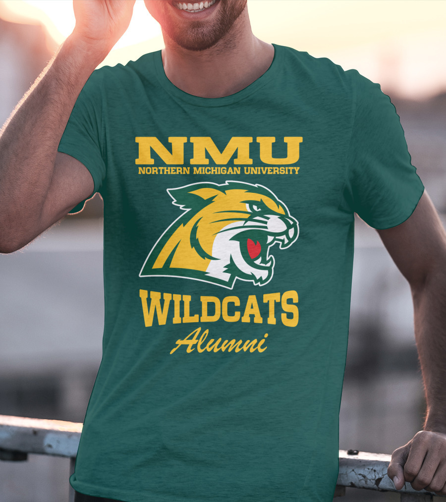 NMU Northern Michigan University Wildcats Alumni T-Shirt