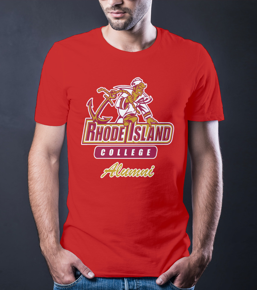 Rhode Island College Alumni Anchor Sailor T-Shirt