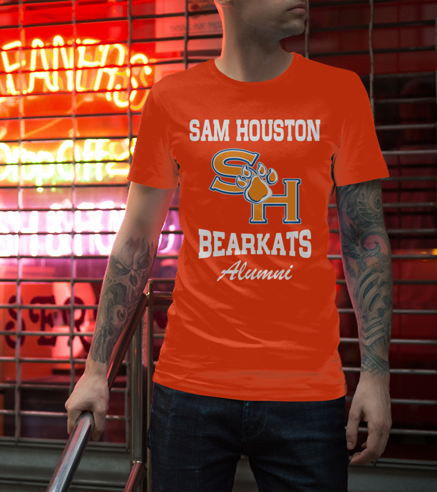 Sam Houston Bearkats Alumni SH Paw T-Shirt