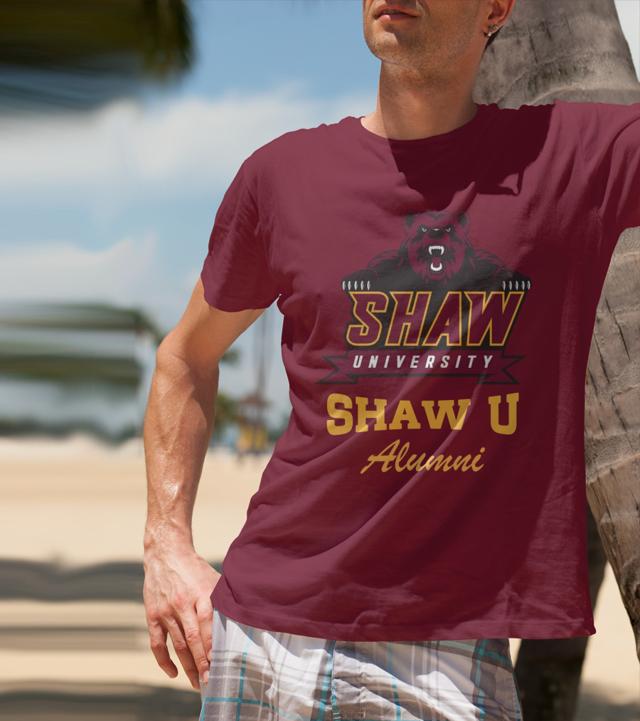 Shaw University Bear Shaw U Alumni T-Shirt