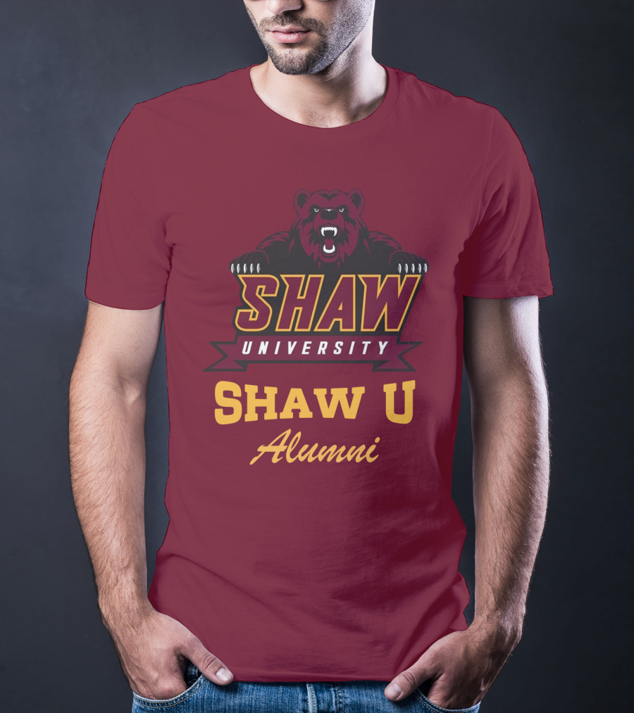 Shaw University Bear Shaw U Alumni T-Shirt