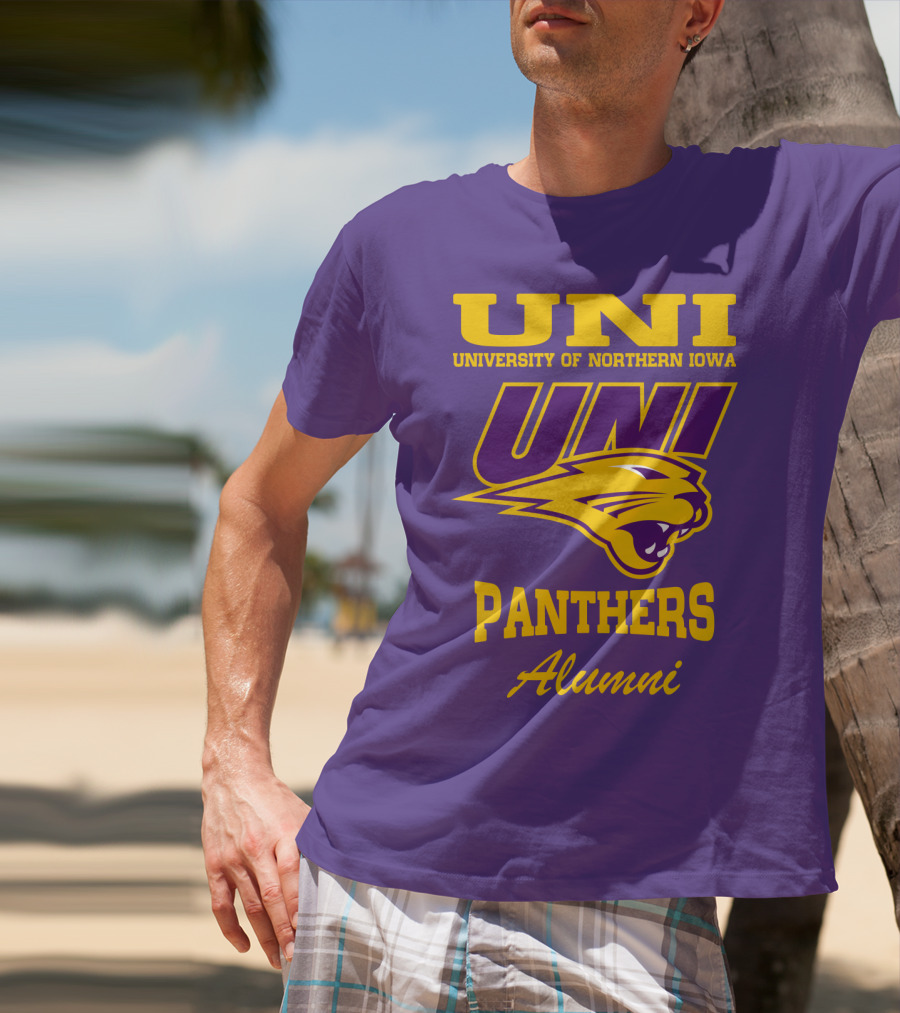 UNI University Of Northern Iowa Panthers Alumni T-Shirt