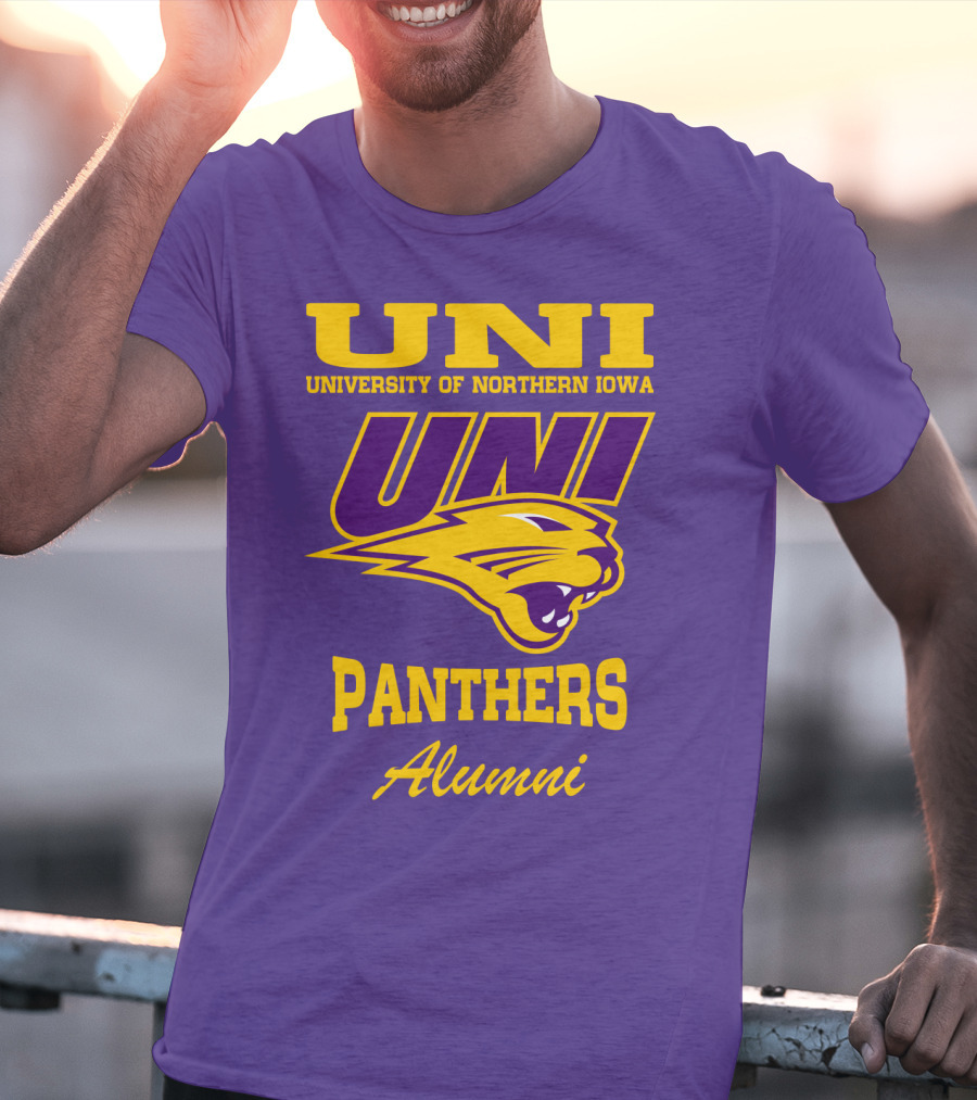 UNI University Of Northern Iowa Panthers Alumni T-Shirt