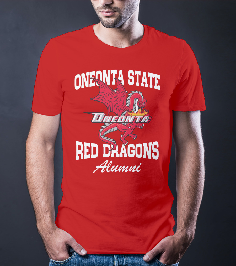 Oneonta State Red Dragons Alumni T-Shirt