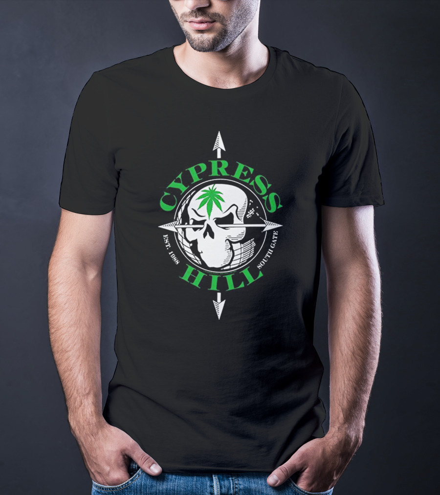 Cypress Hill Est. 1988 South Gate Skull T-Shirt