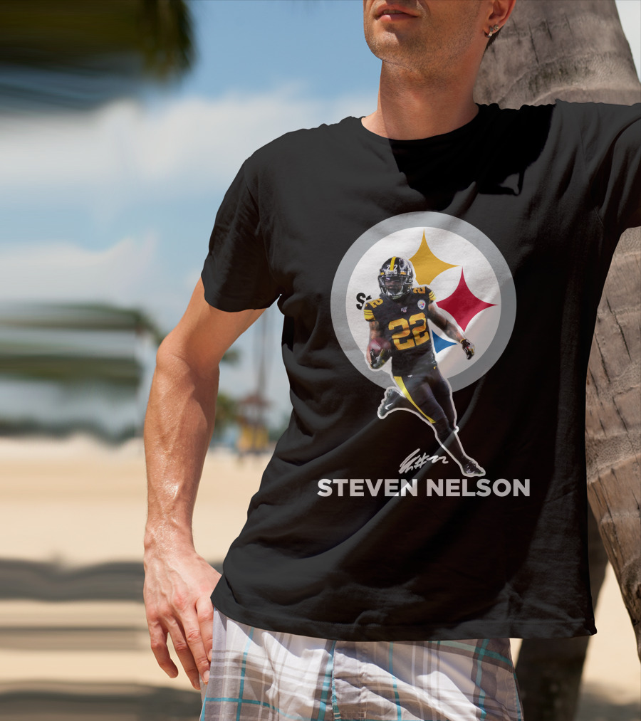 Steven Nelson Pittsburgh Football Number 22 T-Shirt