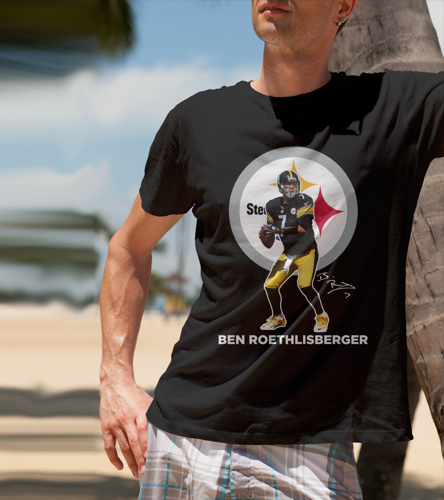 Ben Roethlisberger Steelers Number 7 T-Shirt