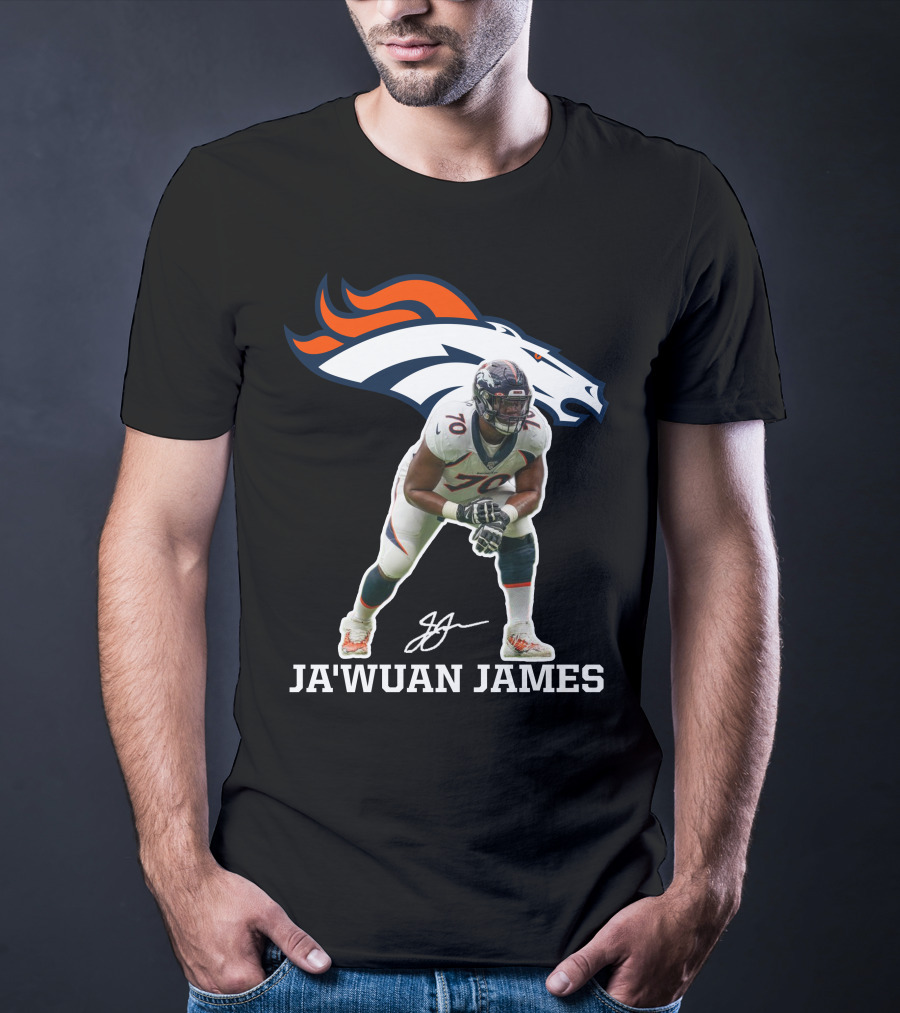 Ja'wuan James Denver Broncos Football Player Official Merchandise T-Shirt