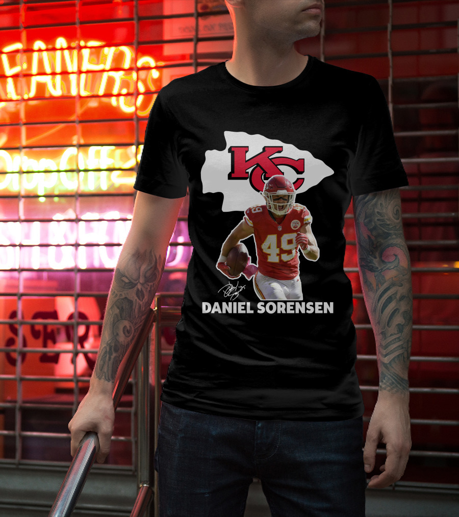 Daniel Sorensen Kansas City Chiefs 49 NFL Football Player T-Shirt