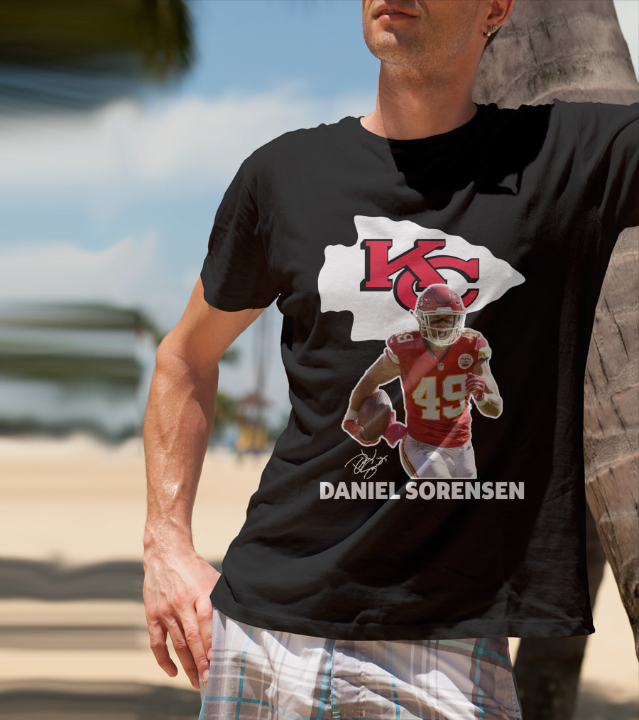 Daniel Sorensen Kansas City Chiefs 49 NFL Football Player T-Shirt