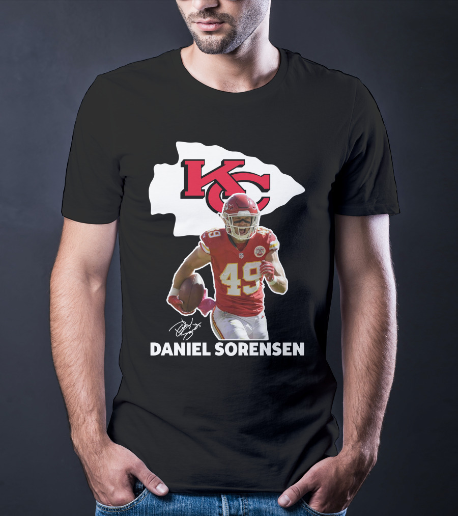 Daniel Sorensen Kansas City Chiefs 49 NFL Football Player T-Shirt