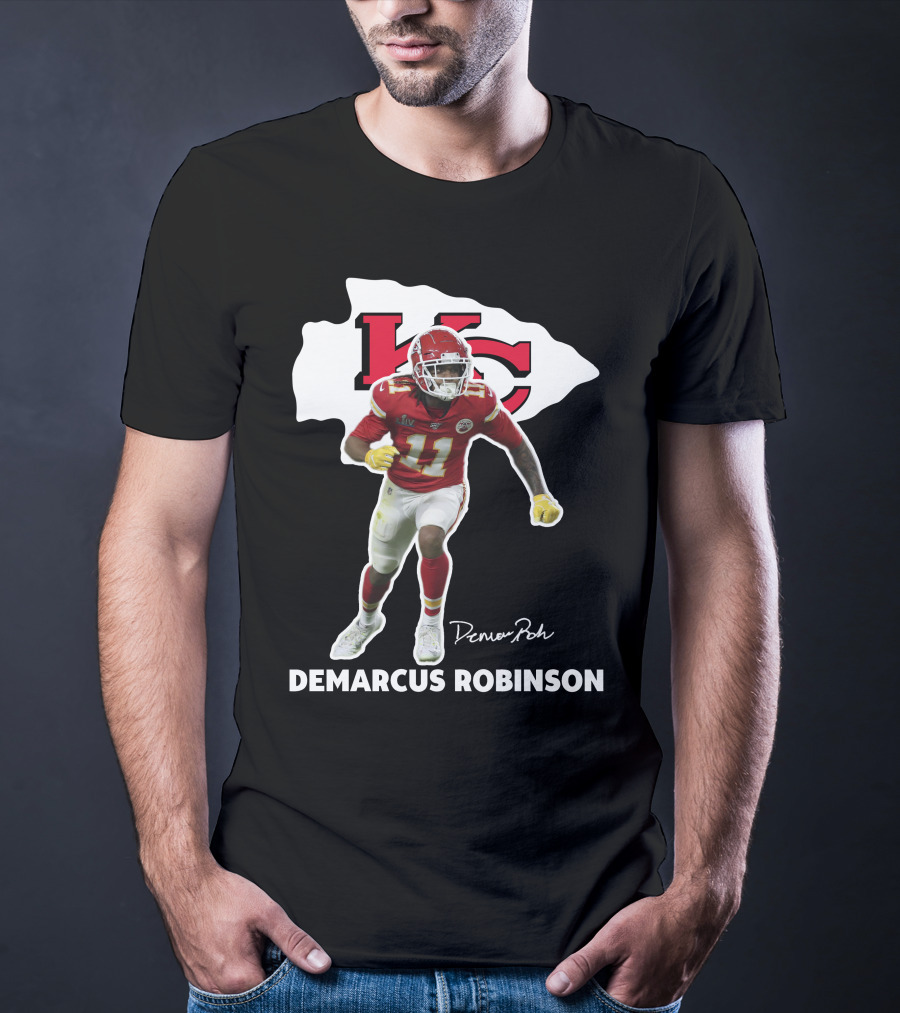Kansas City Chiefs Demarcus Robinson NFL Player Number 11 NFLPA T-Shirt