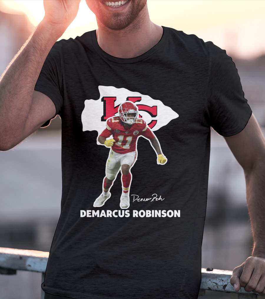Kansas City Chiefs Demarcus Robinson NFL Player Number 11 NFLPA T-Shirt